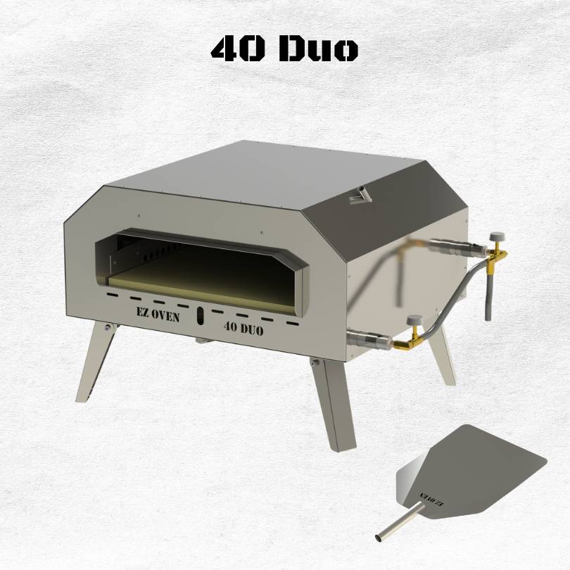 EZ Oven 40 Duo Gás - GLP Baixa Pressão + Pá de Montagem Inox