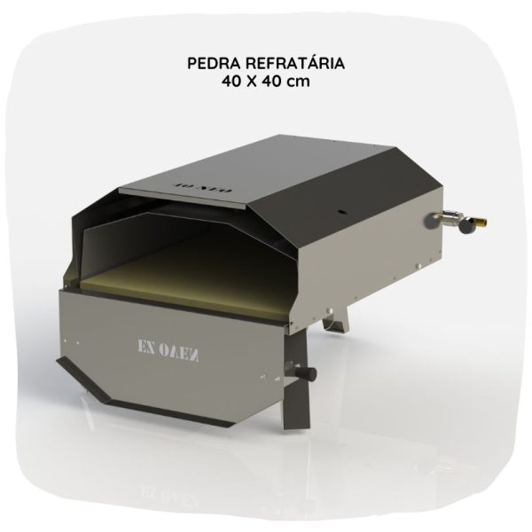 EZ Oven 40 Neo Gás - GLP Alta Pressão + Pá de Montagem Inox - Image 4