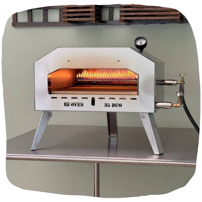 EZ Oven 35 Duo Gás - Baixa Pressão + Pá de Montagem Inox - Image 6