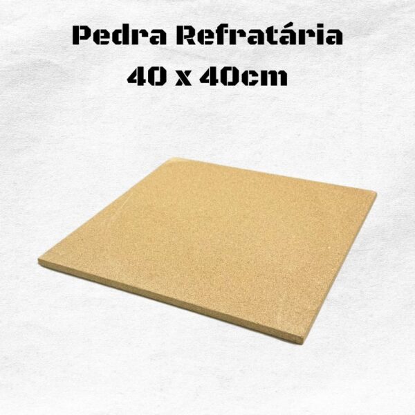 Pedra Refratária Cordierita 40 x 40cm